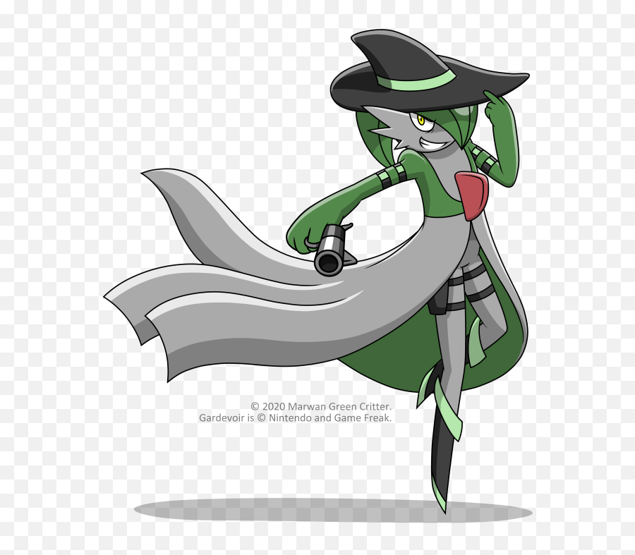 Gardevoir Vigilante By Marwan - Fur Affinity Dot Net Fictional Character Png,Gardevoir Png
