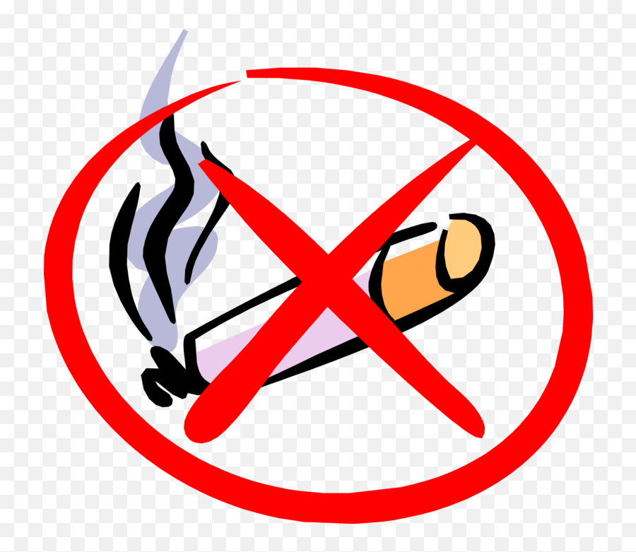 No Smoking Sign - Vector Image No Smoking Sign Gif Png,Cigarette Smoke Transparent Background