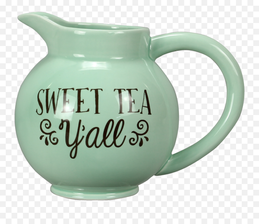 Download Hd Youngu0027s Ceramic Sweet Tea Pitcher Y - Jug Png,Sweet Tea Png