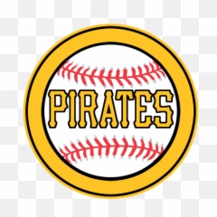 Pirates Logo Baseball - Clipart Black And White Art Ball png