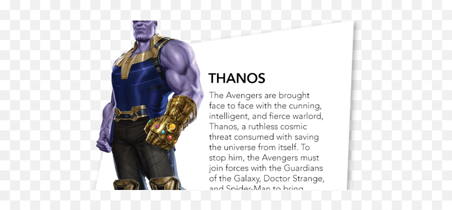 Download Thanos Infinity War Bio - Avengers Infinity War Characters Thanos Png,Thanos Face Png