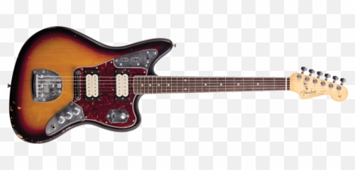 3 Color Sunburst Transparent Png Image - Fender Jaguar Guitare Kurt Cobain,Kurt Cobain Png