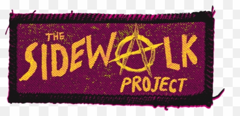 The Sidewalk Project Embroidered Patch Pre - Order u2014 STUPID RAD MERCH CO png