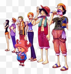 Luffy Zoro Nami Usopp Sanji Chopper U0026 Robin - Straw Hat Pirates By Oda Png,Zoro Png