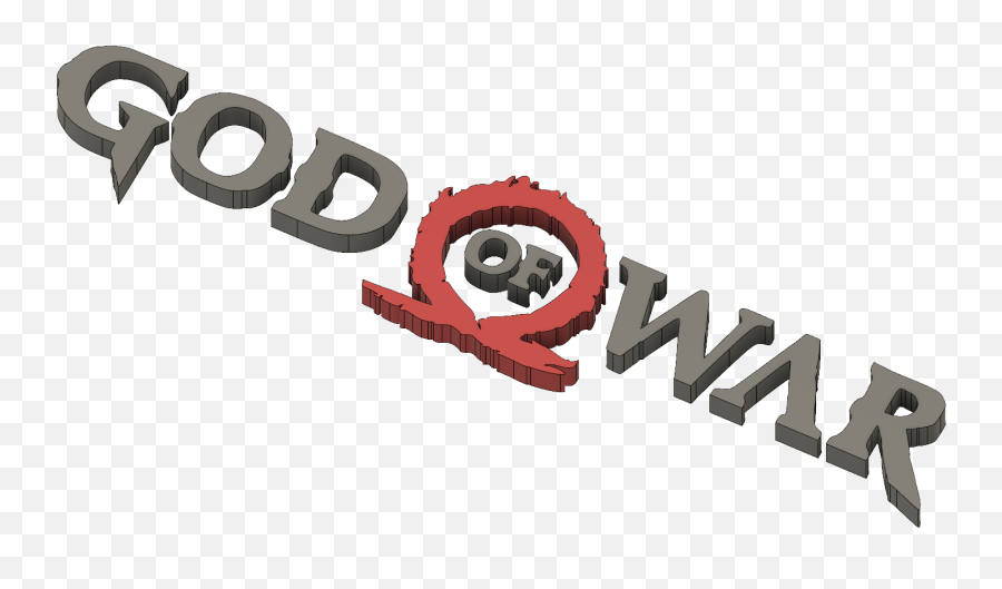 God Of War Logo - God Of War Logo 3d Png,God Of War 2018 Logo