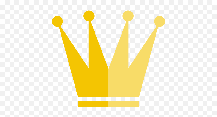 Four Point Crown Icon - Illustrated Crown Png,Corona De Rey Png