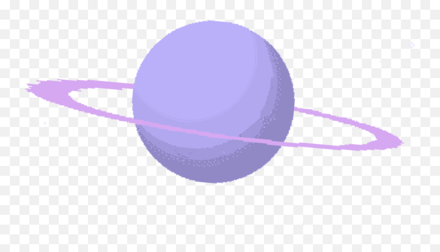 Saturn Planet Aesthetic Sticker - Purple Aesthetic Space Png,Saturn Transparent