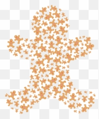 Download Hd Gingerbread Man Email Remix Fractal Leaf Png