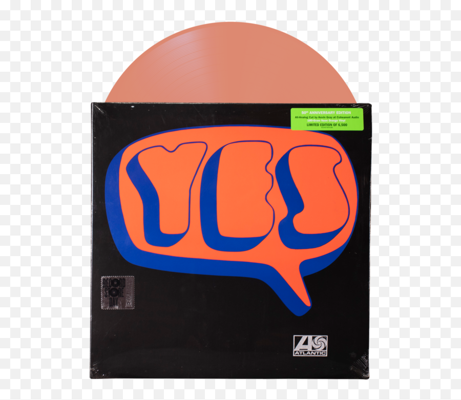 Yes - 1st Album Lp Vinyl Record 2019 Record Store Day Exclusive Neon Orange Coloured Vinyl Language Png,Atlantic Records Logo