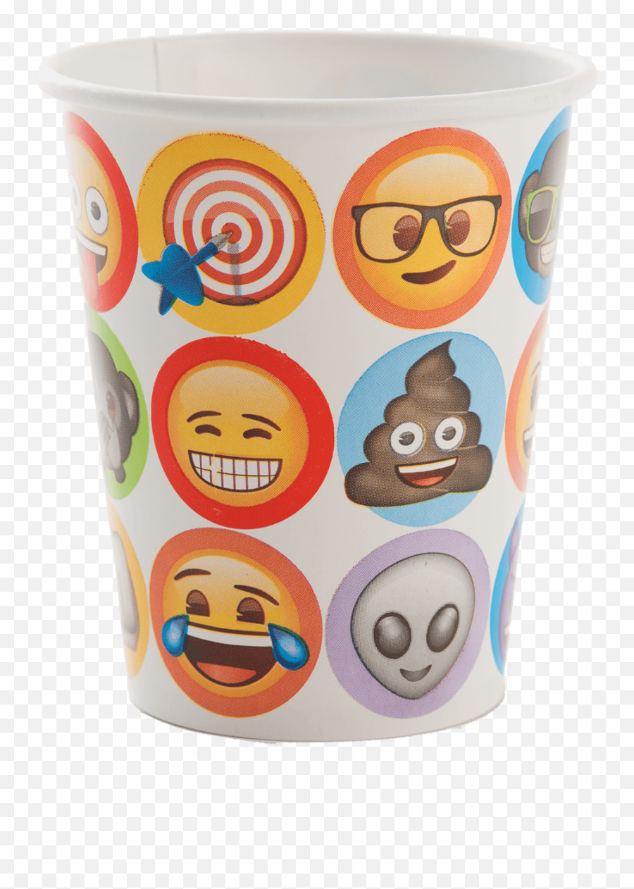Emoji Paper Party Cups - Happy Png,Party Emoji Transparent
