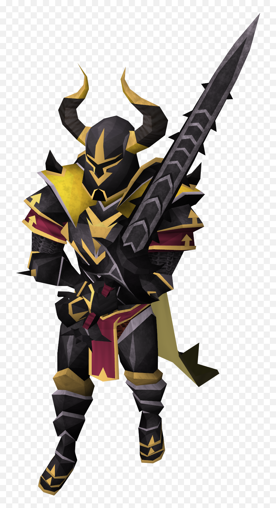 Elite Black Knight - Runescape Elite Black Knight Png,Black Knight Png
