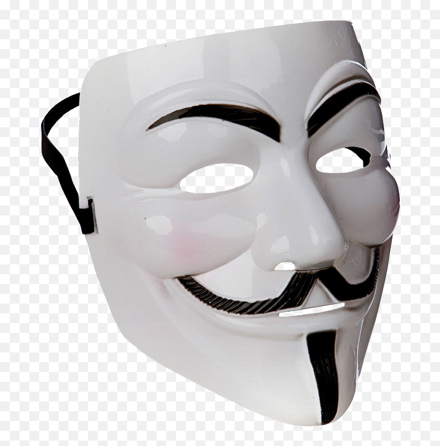 Anonymous Mask White - Anonymous Mask Png,Anonymous Mask Png