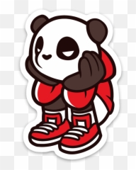 Pando The Squat God Sticker - Bored u2013 Asians Never Die Stickers Hypebeast png