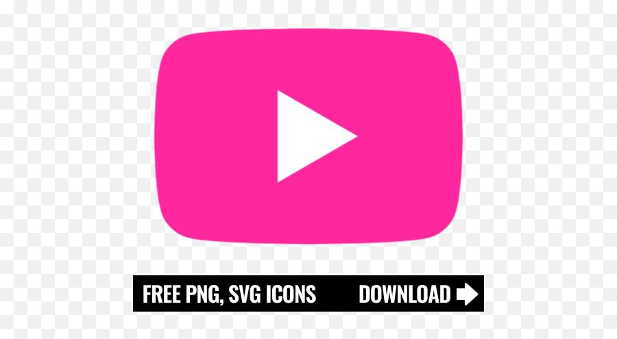 Free Youtube Logo Pink Icon Symbol Png Svg Download - Vertical,Pink Photo Icon
