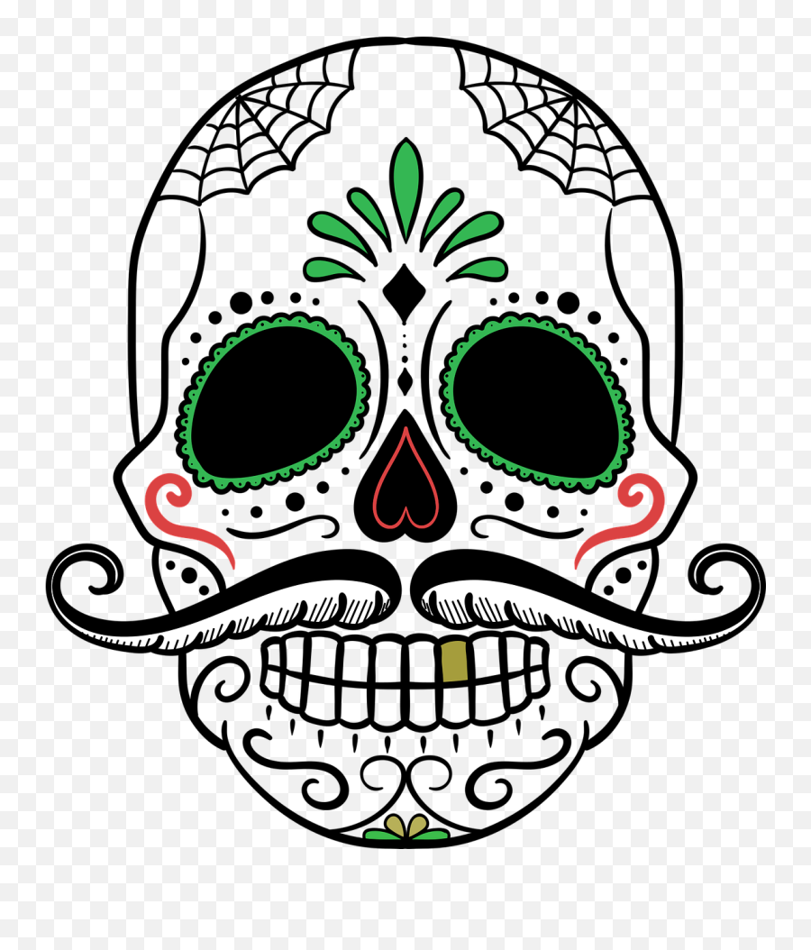 Crossbones Skeleton Death Svg Png Icon Free - Skull Designs Sugar Skull Mustache,Dead Fish Icon