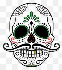 Crossbones Skeleton Death Svg Png Icon Free - Skull Designs Sugar Mustache