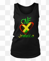 Jamaica One Love Reggae Carribean - Active Tank Png,Jamaica Flag Png
