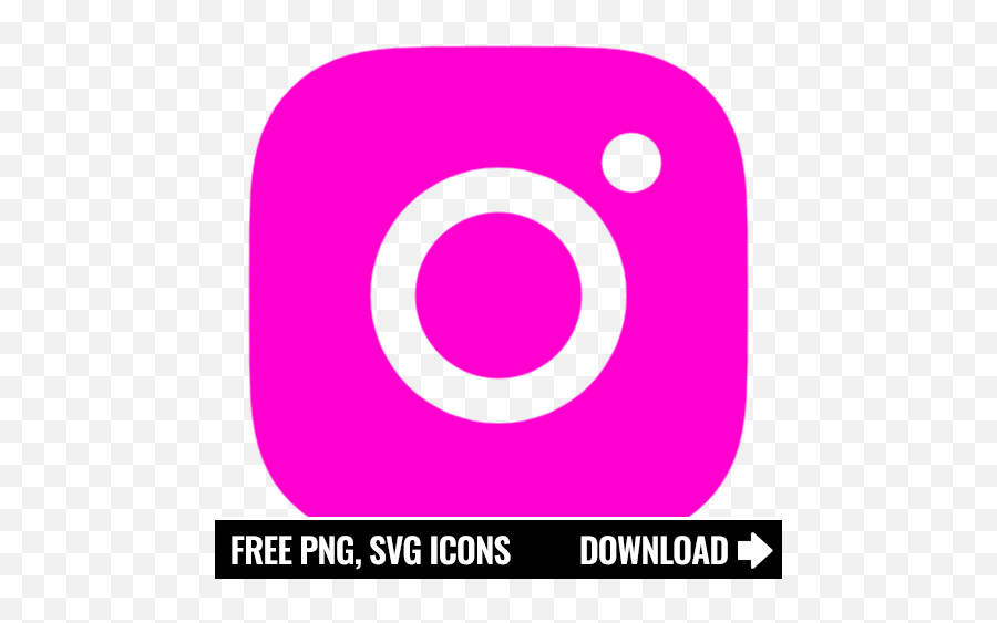 Free Instagram Logo Pink Icon Symbol Download In Png Svg - Dot,Instagram Svg Icon