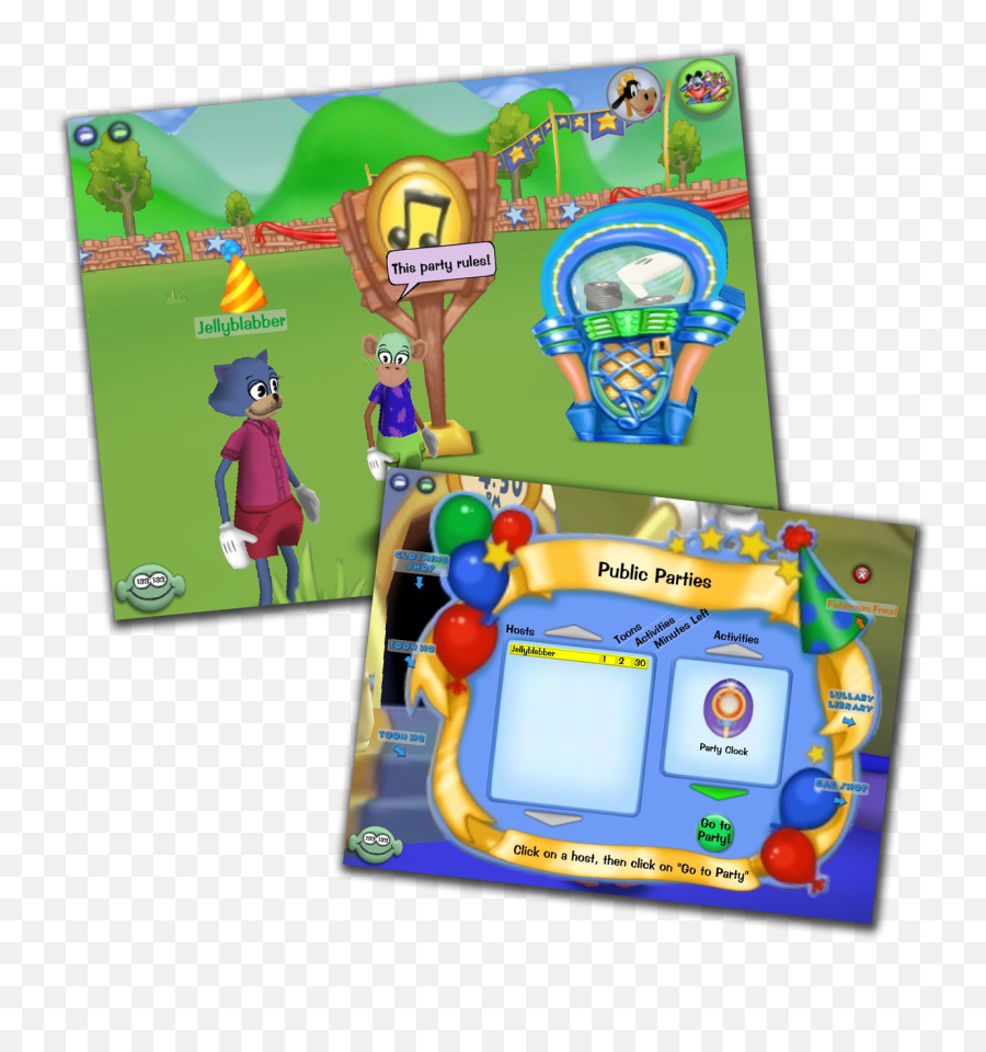 Backstage Preparing For Parties Toontown Rewritten - Portable Electronic Game Png,Pie Icon Vp Toontown