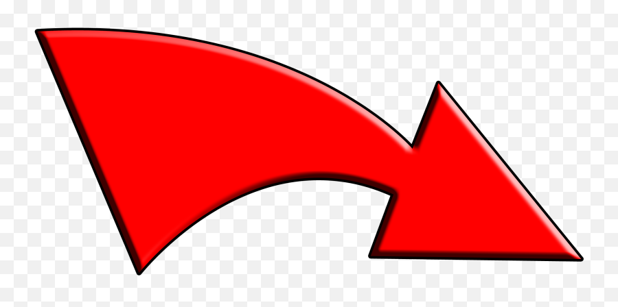 Red Arrow Emoji Transparent - Big Red Arrow Transparent Png,Red Arrow With Transparent Background