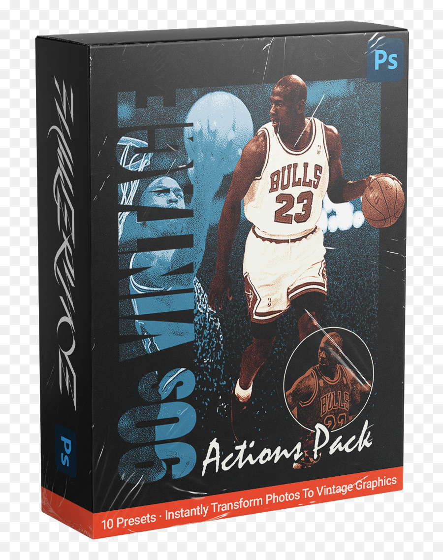 90s Vintage Actions Pack Vol 1 - Basketball Player Png,Rap Icon Saves Nba Star
