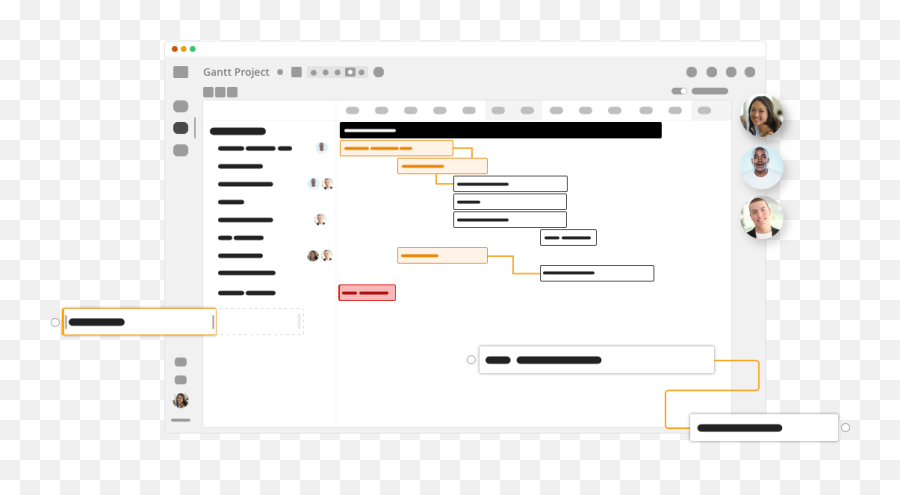 Gantt Discover Rindle Features - Vertical Png,Gantt Chart Icon