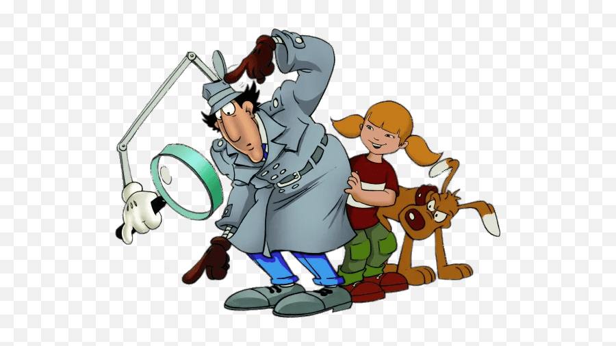 Inspector Gadget Penny And Brain - Inspector Gadget Cartoon Png,Brain Transparent Background