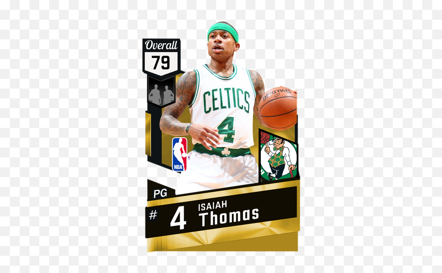 Isaiah Thomas Gold Card - Kyle Korver Nba 2k17 Png,Isaiah Thomas Png