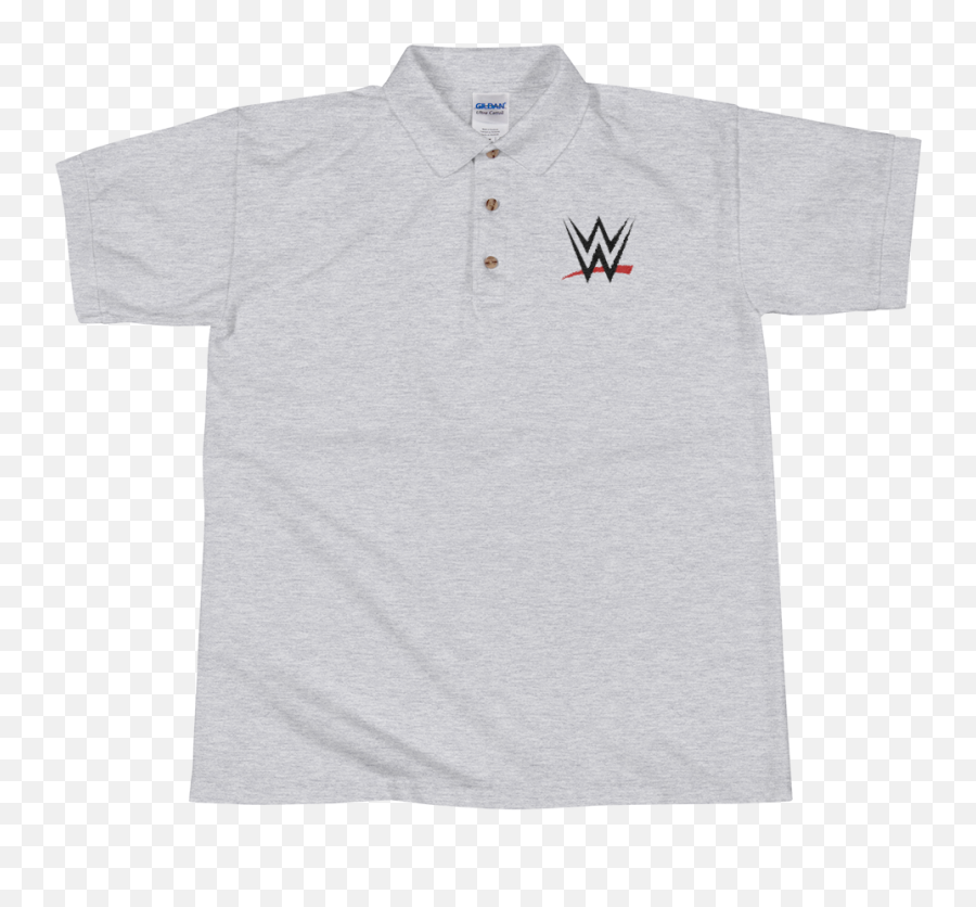 Wwe Logo Embroidered Polo Shirt - Polo Shirt Png,Wwe Logo