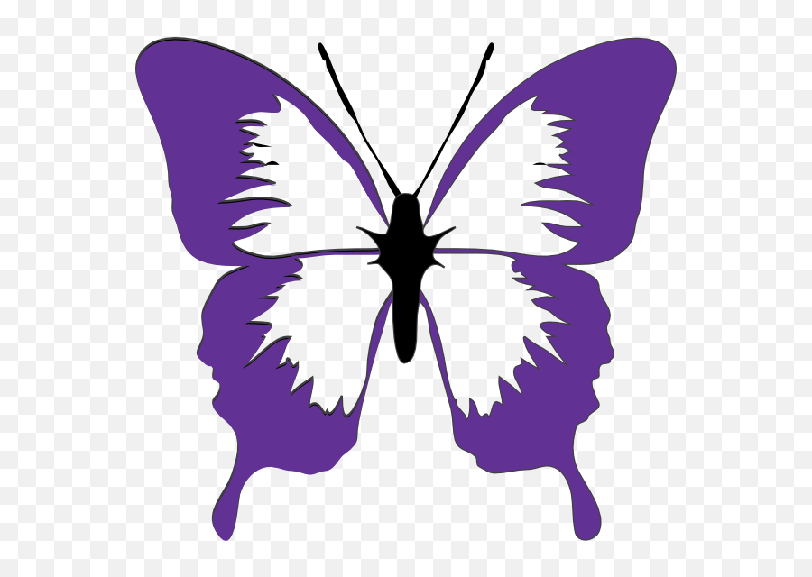 Purple Butterfly Clip Art - Vector Clip Art Clipart Butterfly Images Purple Png,Purple Butterfly Png