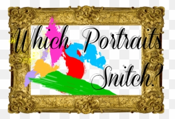 Snitch Png - Which Portraits Snitch Gold Frame 3169658 Cutout Png