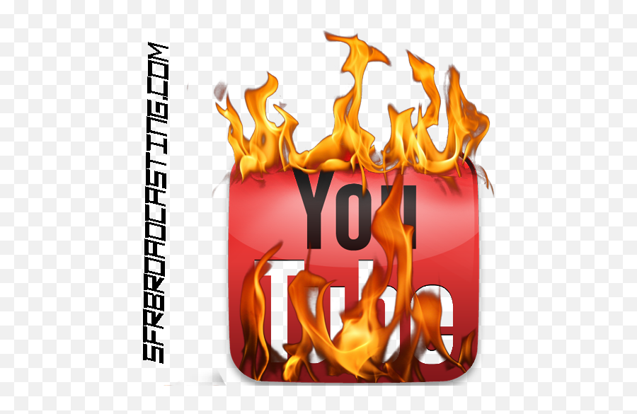 Download Share This Image - Youtube Logo Png Fire Png Image Fire Effect Png,You Tube Logo Png