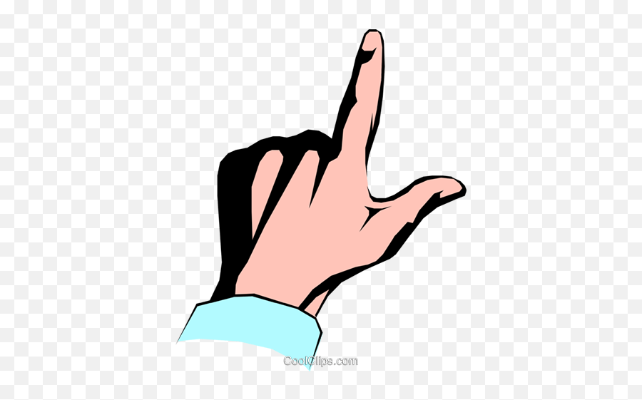 Pointing Finger Royalty Free Vector Clip Art Illustration - Clip Art Png,Pointing Finger Transparent