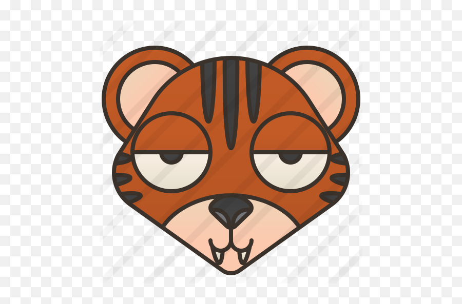 Tiger - Free Animals Icons Clip Art Png,Tiger Face Png