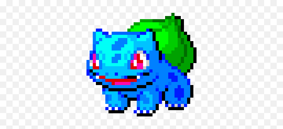 001 Bulbasaur - Bulbasaur Pixel Png,Bulbasaur Transparent