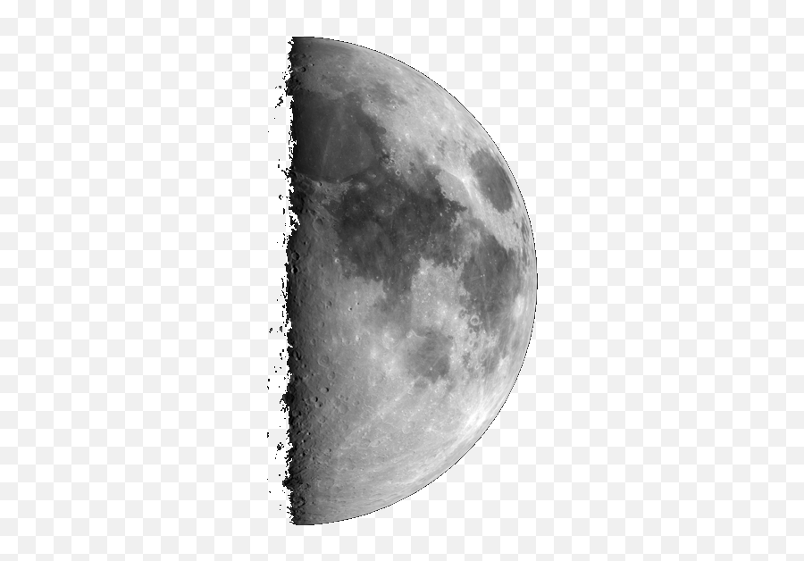 First Quarter Moon Png - Full Moon Transparent Background, Png