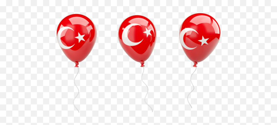 Turkey Flag Icon Download Png - Turkish Flag Balloon Png,Turkey Flag Png