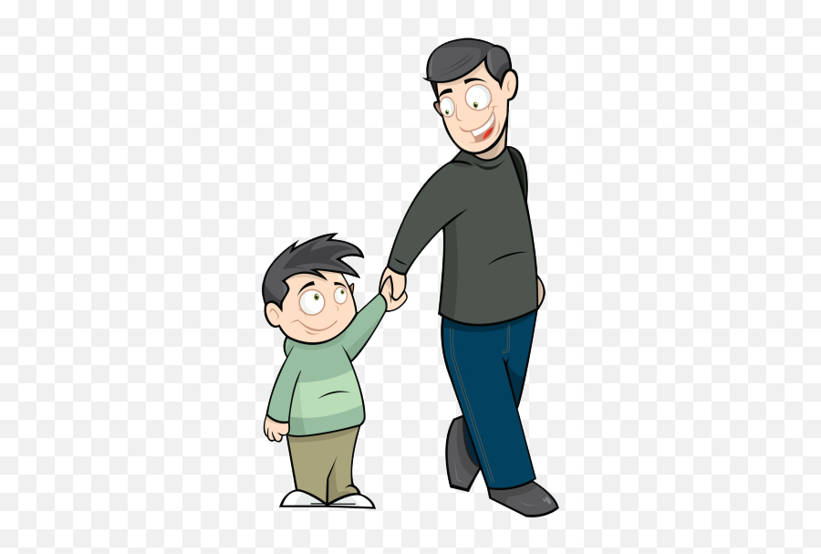 Boat To Paradise Story Father Son - Dad And Son Walking Clipart Png,Father And Son Png