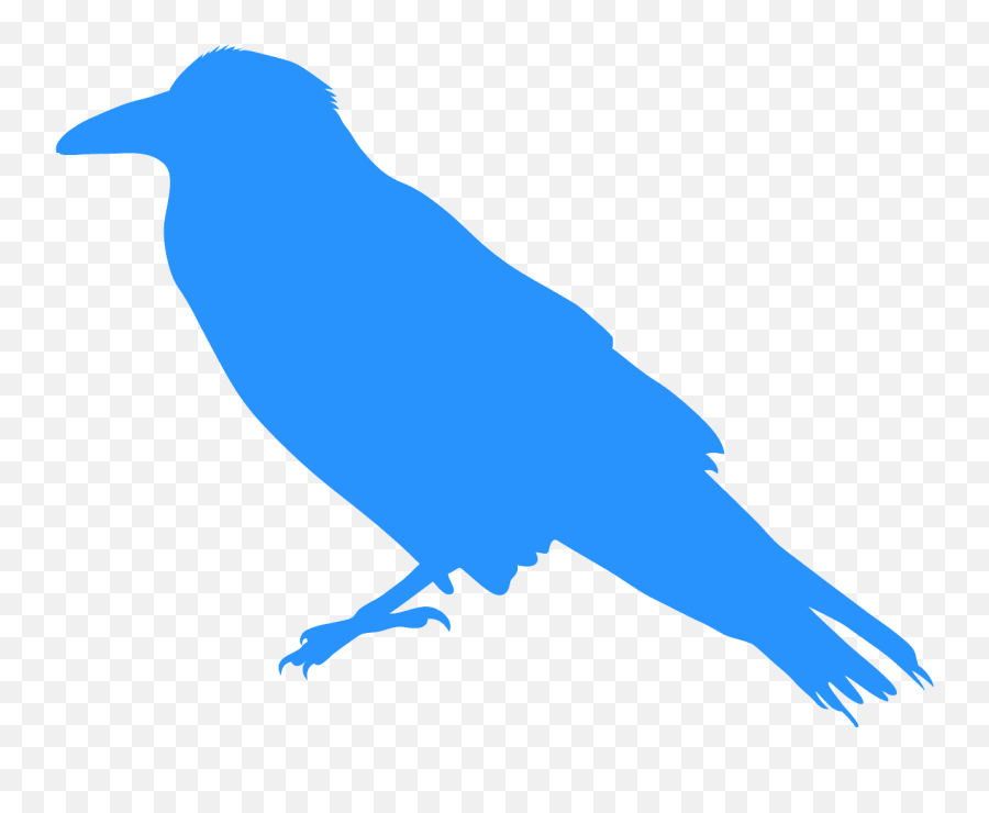 Raven Silhouette - Portable Network Graphics Png,Raven Silhouette Png