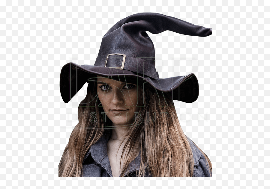 Wikka Witch Hat - Leather Witch Hat Png,Witch Hat Transparent
