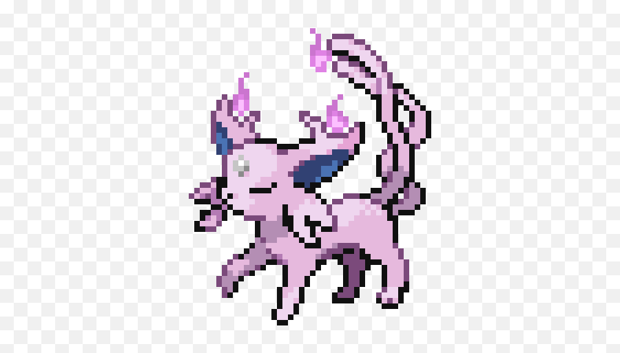 2019 04 18 - Pokemon Pixel Art Espeon Png,Espeon Png