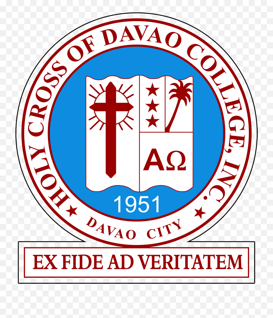 Holy Cross Of Davao - Transparent Holy Cross Of Davao College Logo Png,Holy Cross Png