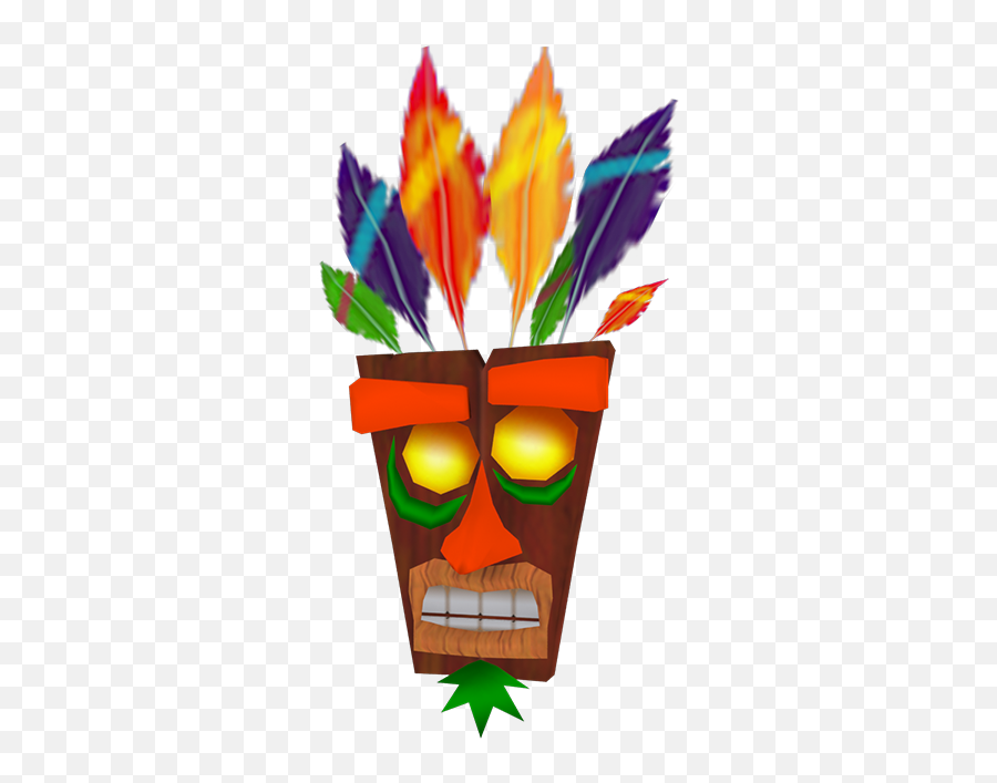 Wrath O - Mask From Crash Bandicoot Png,Crash Bandicoot Png