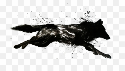 Del Lobo Y Los 7 Espiritus - Fragmento U2014 Steemit Black And White Wolf Drawing Png,Lobo Png
