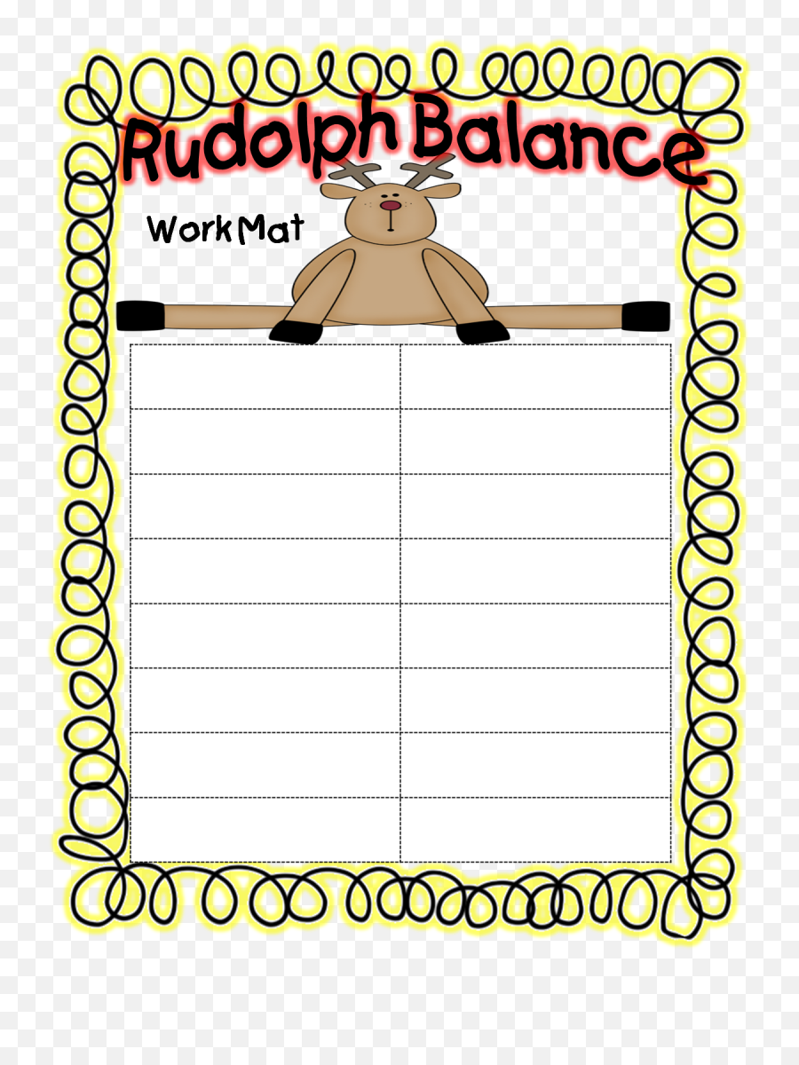 Rudolph Characters Png - Balancing Addition Equations 1st Grade Christmas Rhyming Words,Activity Png