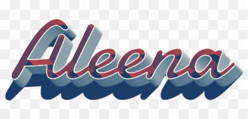 Aleena 3d Letter Png Name - Portable Network Graphics,Alexa Bliss Png