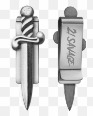 Money Clip In 2020 Dagger Zinc Alloy - Solid png