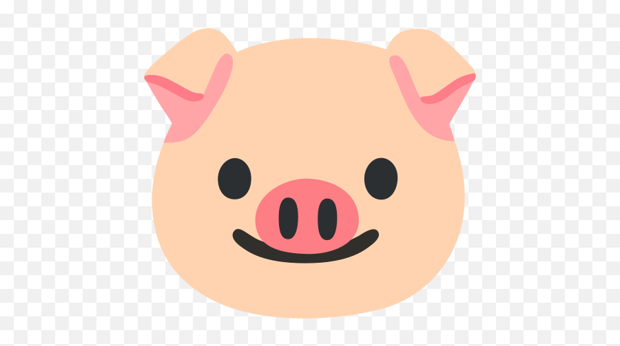 Pig Face Emoji - Android Pig Emoji Png,Pig Emoji Png