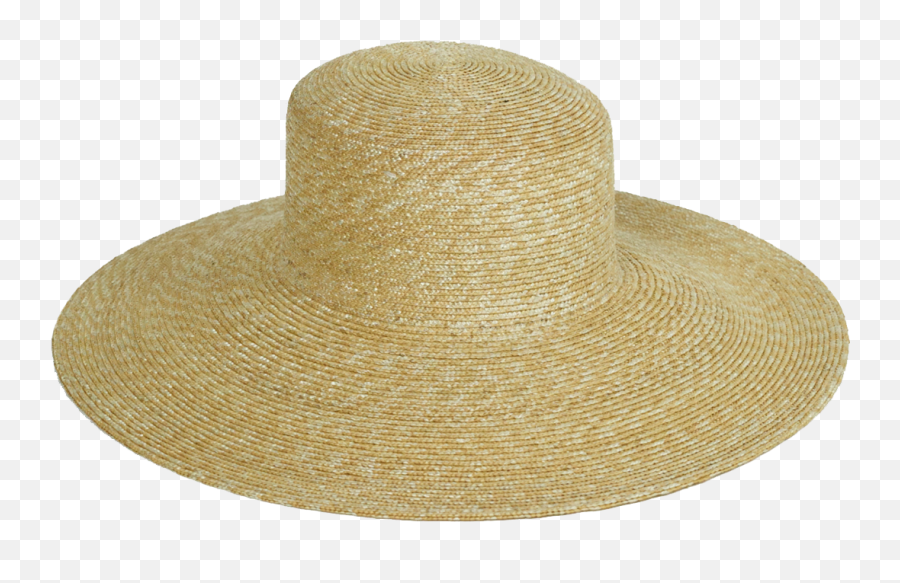Download Wide Brim Flat Top Hat In - Solid Png,Straw Hat Transparent