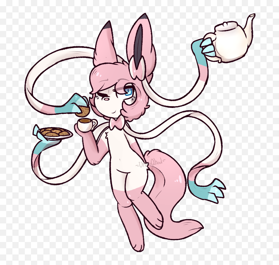 Sylveon Doodle Books Furry Art Pokemon Eevee - Sylveon Doodle Art Png,Sylveon Transparent